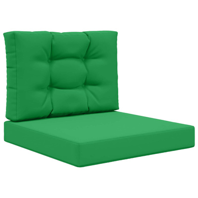 Poduszka do sofy na zewnątrz 2 pcs Zielony Poliester