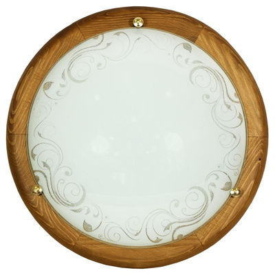 Herba plafon 30 drewno standard 1x60 w E27 dąb