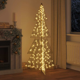 Choinka z 240 diodami LED Ciepła biel 180 cm PET