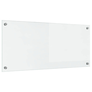 Panel kuchenny przezroczysty 90 x 40 cm szkło hartowane