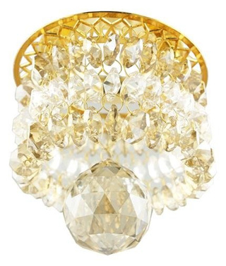 OPRAWA STROPOWA CANDELLUX SK-63 G/G ZŁOTA MR16 OPR. STROP. DEKORACYJNA MR16 50W ZLOTA TRANSPARENTNA