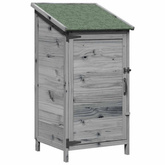 Shed ogrodowy Szary 59 x 56 x 113,5 cm Drewno Świerkowe