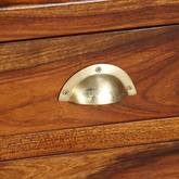vidaXL Szafka pod TV z drewna sheesham, 120 x 40 x 30 cm