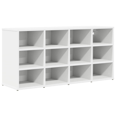Szafka na buty Biały 103 x 30 x 51 cm Materiał drewnopochodny