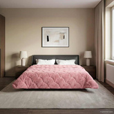 Zimowa Kołdra Różowy 200 x 220 cm Mikrofibra i Fleece Teddy