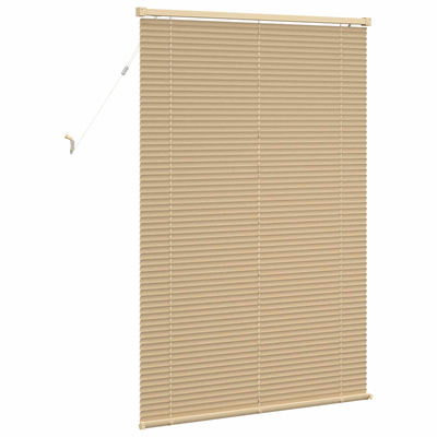 Żaluzja wenecka Jasnobrązowy ze wzorem 150 x 100 cm 25 mm PVC