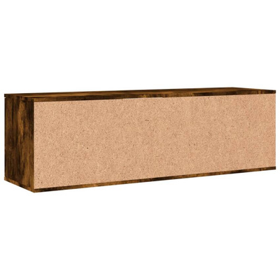 vidaXL Szafka pod TV, przydymiony dąb, 120x34x37 cm
