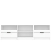 vidaXL Szafka pod TV, biała, 150x33,5x45 cm, materiał drewnopochodny