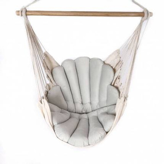 Hamak Brazylijski + Komplet Poduszek Muszle/Szary jasny