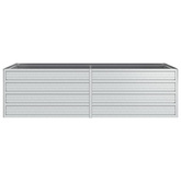 Donica do podwyższonej rabaty, 160x80x77 cm, stal galwanizowana