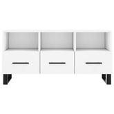 vidaXL Szafka pod TV, biała, 102x36x50 cm, materiał drewnopochodny model standard
