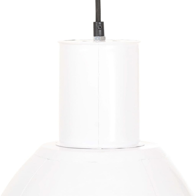 Lampa wisząca, 25 W, biała, okrągła, 28,5 cm, E27
