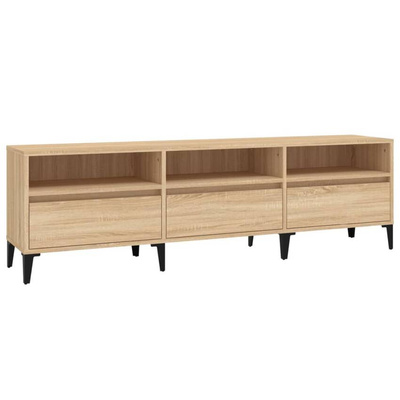 vidaXL Szafka pod TV, dąb sonoma, 150x30x44,5 cm