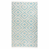 vidaXL Dywan zewnętrzny o płaskim splocie, 115x170 cm, zielono-beżowy