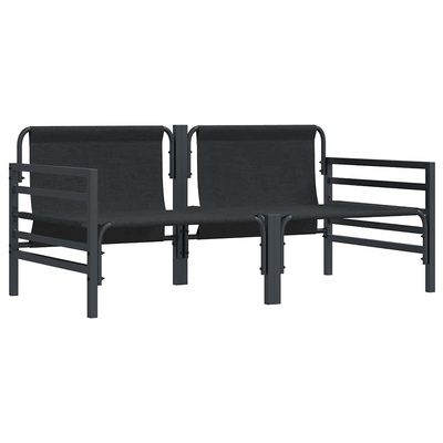 Meble Ogrodowe 2 Sztuka Antracyt 80 x 80 x 71 cm Stal