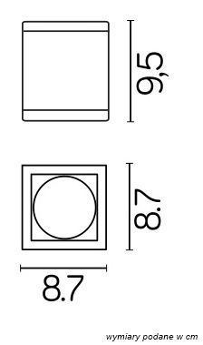 Lampa sufitowa M1458 DG