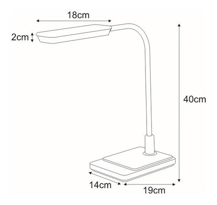 Lampka biurkowa K-BL1027 biała z serii NICO KAJA