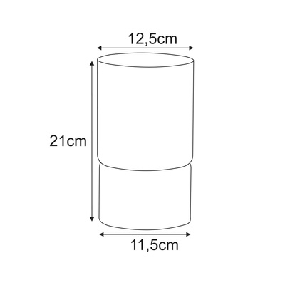 Elegancka lampka na konsolę – burgund, grafit K-6052 z serii DEX