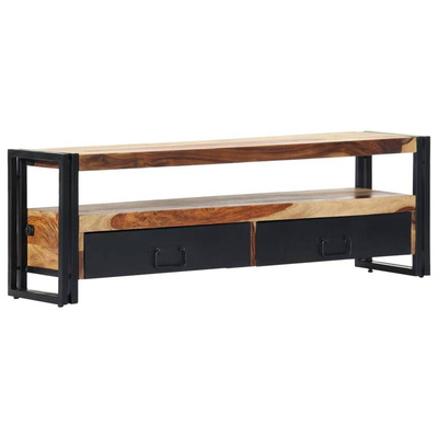 vidaXL Szafka pod TV, 120 x 30 x 40 cm, lite drewno sheesham