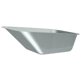 Zastąpienie tacy widlaka Srebrny 88 x 60 x 32 cm Stal