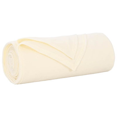 Koce narzutowe 24 pcs Kremowy 170 x 130 cm Polar