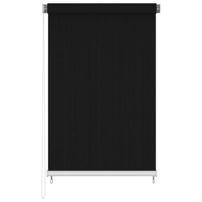 vidaXL Roleta zewnętrzna, 180x230 cm, czarna