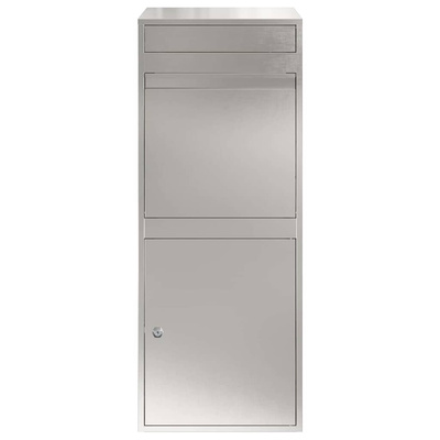 Skrzynka na przesyłki Srebrny 47,5 x 38 x 59 cm Stal nierdzewna