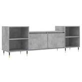 Szafka pod TV, szarość betonu, 160x35x55 cm vidaXL