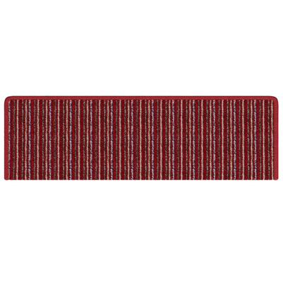 Samoprzylepne maty na schody 15 pcs Czerwony 65 x 21 x 4 cm