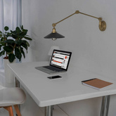 Kinkiet Retro nastawny Czarno Złoty Abruzzo Gloria