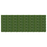 Parawan balkonowy z liśćmi zielony 400 x 150 cm