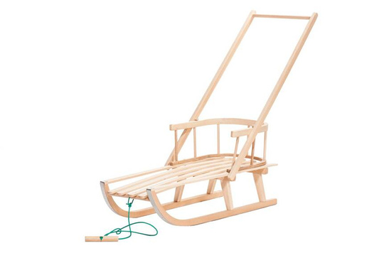 Love gifts Sanki ze śpiworkiem+ Mufki/Brąz