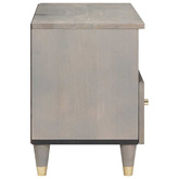 Szafka pod telewizor Szary 70 x 33 x 46 cm Drewno z mango