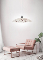Lampa wisząca Young z kloszem biała pojedyncza do kuchni i jadalni