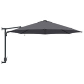 Parasolka ogrodowa Antracyt 248 x 248 x 148 cm Poliester i Stal