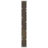 Nogi do stołu jadalnego w kształcie litery V 3 szt. Naturalna stal 70x(72-73,3) cm Stal