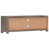 vidaXL Szafka pod TV, szara, 120x30x40 cm, lite drewno mango