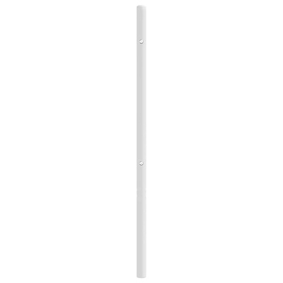 Metalowe wymienne wezgłowie, białe, 135 cm
