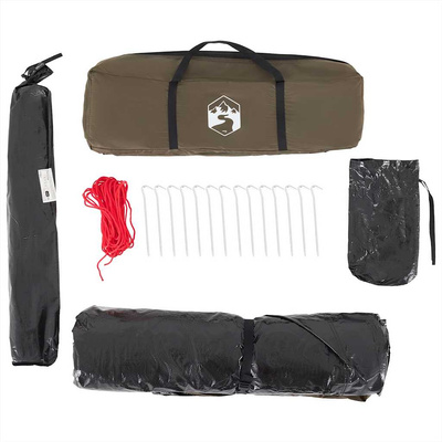 Namiot wędkarski, 4-os., oliwkowy, wodoszczelny