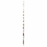 Choinka z 30 diodami LED Naturalny 90 cm jesion lite drewno