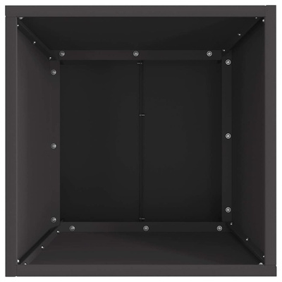 Kominek Czarny 40 x 40 x 35 cm Stal