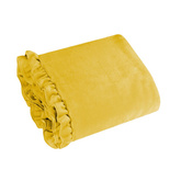 Koc Dolly musztardowy 150x200