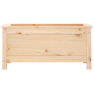 vidaXL Donica ogrodowa, 82,5x40x39 cm, lite drewno sosnowe
