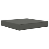 Poduszka do sofy na zewnątrz Antracyt 60 x 60 x 8 cm Poliester