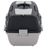 vidaXL Transporter dla zwierząt, szaro-czarny, 55x36x35 cm, PP