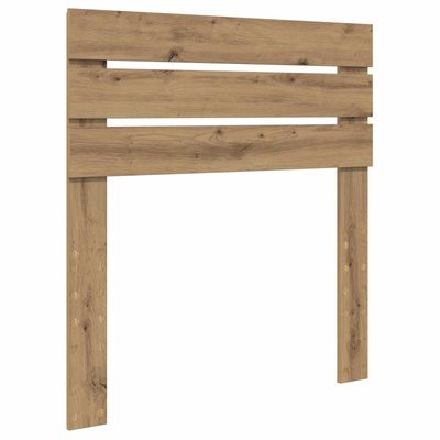 Ramka łóżka Dąb artisan 75 x 190 cm Lite drewno sosnowe