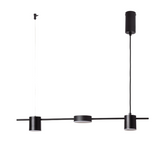 Lampa Wisząca Liniowa Czarna 75cm 18W Abruzzo Gamorra