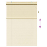 Roleta naturalny 130 x 220 cm Bambus