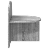Stolik nocny Szary Sonoma 40 x 35,5 x 45,5 cm