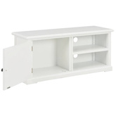 Szafka pod TV, biała, 90x30x40 cm, drewniana vidaXL